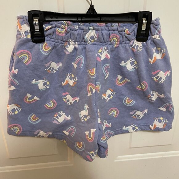 Girls Shorts Periwinkle Blue Unicorns Size 10 MUST BE BUNDLED, MARKED DOWN - Picture 4 of 4